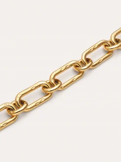 Pulsera Zambia Link Acero Baño Oro